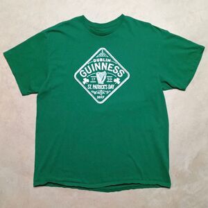 Guinness Beer Dublin St Patrick's Day 2017 T-Shirt Mens Large Stout Patty's